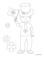 Coloring pages theme-St-Patrick’s-Day