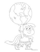 Coloring pages theme-Superheroes