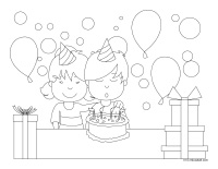 Coloring pages theme-Universal Children’s Day-2020