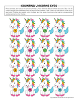 Counting-Unicorns eyes