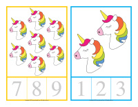 Counting cards-Unicorns-1