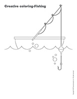 Creative coloring-Fishing