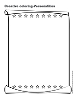 Creative coloring-Personalities Creative coloring-Personalities