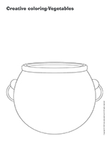 Creative coloring-Vegetables
