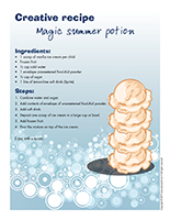 Creative recipe-Magic summer potion