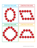 Drinking glass construction game-Shapes