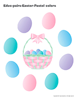 Educ-pairs-Easter Pastel colors Educ-pairs-Easter Pastel colors