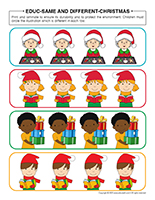 Educ-same and different-Christmas