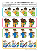 Educ-same and different-Father’s Day 2025