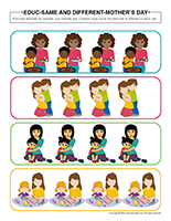 Educ-same and different-Mother&rsquo;s Day