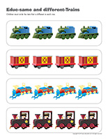 Educ-same and different-Trains