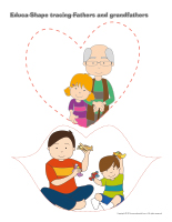 Educa-shape tracing-Fathers and grandfathers