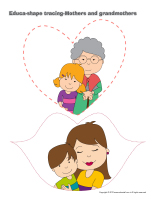 Educa-shape tracing-Mothers and grandmothers 2019