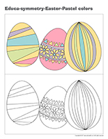 Educa-symmetry-Easter Pastel colors Educa-symmetry-Easter Pastel colors