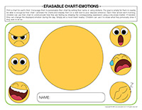 Erasable chart-Emotions