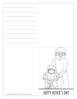 Father’s Day cards-Black and white