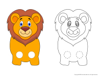 Finger puppets-Zoo animals