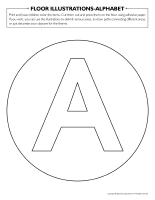 Floor illustrations-Alphabet