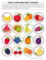 Fruit I love and fruit-I dislike