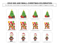 Game Big and small-Christmas-Celebration