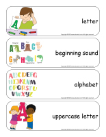 Giant word flashcards-Alphabet-1