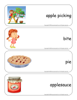 Giant word flashcards-Apples-3