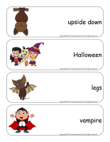 Giant word flashcards-Bats-3