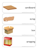 Giant word flashcards-Cardboard-1