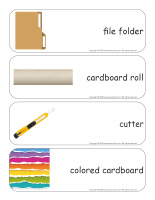 Giant word flashcards-Cardboard-3