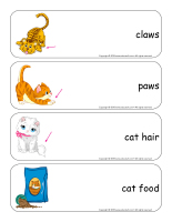 Giant word flashcards-Cats and kittens-2