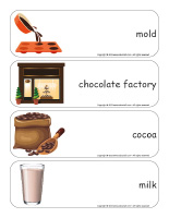 Giant word flashcards-Chocolate factory-1
