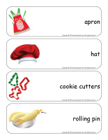 Giant word flashcards-Christmas Baking-1