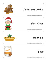 Giant word flashcards-Christmas-Baking-2