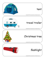 Giant word flashcards-Christmas in July-1