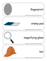 Giant word flashcards-Detectives-1