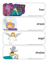 Giant word flashcards-Dreams-1