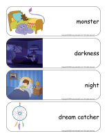 Giant word flashcards-Dreams-2