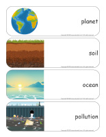 Giant word flashcards-Earth Day-1