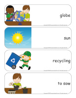 Giant word flashcards-Earth Day-2