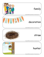 Giant word flashcards-Easter-2
