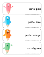 Giant word flashcards-Easter Pastel colors-1 Giant word flashcards-Easter Pastel colors-1