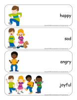 Giant word flashcards-Emotions-1