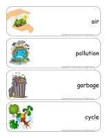 Giant word flashcards-Environment-1