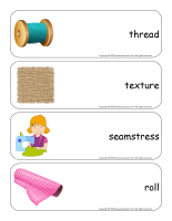 Giant word flashcards-Fabric-2