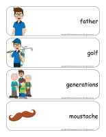 Giant word flashcards-Father’s Day 2019-1