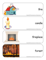 Giant word flashcards-Fire-3