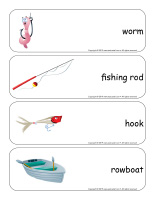 Giant word flashcards-Fishing-1