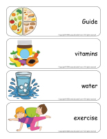Giant word flashcards-Food groups-3