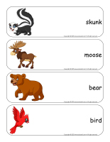 Giant word flashcards-Forest-2