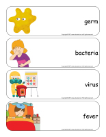 Giant-word flashcards-Germs-1